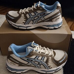 ASICS GEL KEYANO 12.1 ' CREAM/STILLWATER SNEAKER